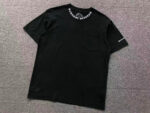 Typography Collar White & Black T-Shirt - Image 3