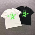 Foti Green Skull White & Black T-Shirt - Image 2
