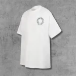 Typography Logo White T-Shirt - Image 2