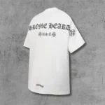 Typography Logo White T-Shirt - Image 3