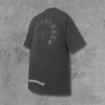 Tonal Horseshoe Black T-Shirt - Image 3