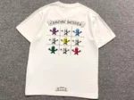 Colored Foti Skeletons Black & White T-Shirt - Image 4