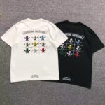 Colored Foti Skeletons Black & White T-Shirt - Image 2