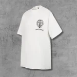 Framed Horseshoe Cross White T-Shirt - Image 2