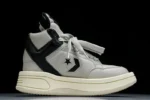 Turbowpn Mid Oyster Black Sneakers - Image 2