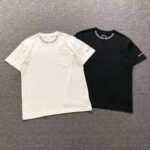 Typography Collar White & Black T-Shirt - Image 2