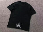 Foti Skull Stripes Black & White T-Shirt - Image 3