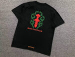 Red & Green Dagger Crest White & Black T-Shirt - Image 4