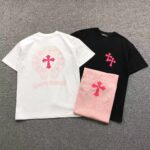 Pink Cross Horseshoe Logo T-Shirt - Image 2