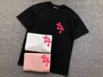 Pink Cross Horseshoe Logo T-Shirt - Image 3