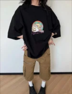 MRTNE Rose Oversized Graphic T-Shirt - Image 4