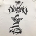 Foti X Yungblud White & Black Graphic T-Shirt - Image 6