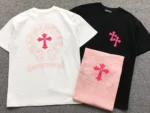 Pink Cross Horseshoe Logo T-Shirt - Image 4