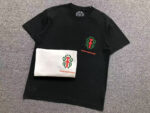 Red & Green Dagger Crest White & Black T-Shirt - Image 3