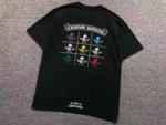 Colored Foti Skeletons Black & White T-Shirt - Image 5