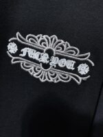 Fleur Cross Graphic Black T-Shirt - Image 6
