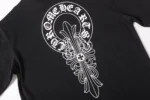 Ornate Cross Graphic Black T-Shirt - Image 4
