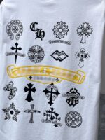 Black Icon Grid White T-Shirt - Image 4
