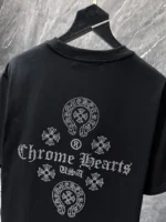 Crystal Cross Logo Black T-Shirt - Image 3