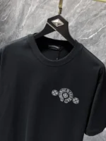 Crystal Cross Logo Black T-Shirt - Image 5