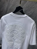 Tonal Horseshoe White T-Shirt - Image 3