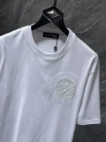 Tonal Horseshoe White T-Shirt - Image 6