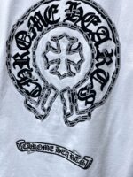 Chain Link Horseshoe White T-Shirt - Image 4