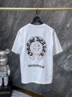 Chain Link Horseshoe White T-Shirt - Image 2