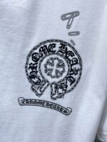 Chain Link Horseshoe White T-Shirt - Image 6