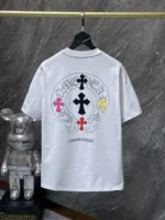 Multicolor Cross Horseshoe White T-Shirt - Image 2