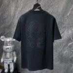 Tonal Horseshoe Black T-Shirt - Image 2