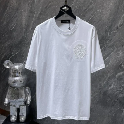 Tonal Horseshoe White T-Shirt