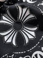 Dotted Horseshoe Cross Black T-Shirt - Image 4