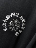 Dotted Horseshoe Cross Black T-Shirt - Image 6