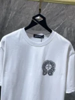 Washed Horseshoe Cross White T-Shirt - Image 5