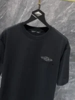 Rhinestone Script Logo Black T-Shirt - Image 5