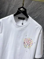 Pink Double Horseshoe White T-Shirt - Image 5