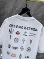 Multi Graphic White T-Shirt - Image 3