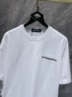 Multi Graphic White T-Shirt - Image 5