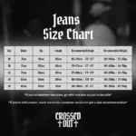 upscaled jeans size chart 1