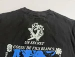 ER Un Secret Blue Graphic Black T-Shirt - Image 3