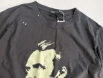 ER Distressed Nietzsche Faded Brown T-Shirt - Image 5