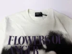 ER Flowers Of Anger White T-Shirt - Image 4
