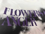 ER Flowers Of Anger White T-Shirt - Image 5