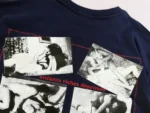 ER Star Logo Navy Blue T-Shirt - Image 3
