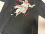 ER Distressed Loneliness Washed Black T-Shirt - Image 4