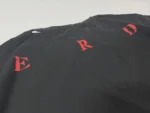 ER Red Sade Graphic Washed Black T-Shirt - Image 3