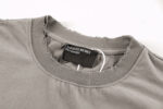 ER Distressed Pocket Beige T-Shirt - Image 3