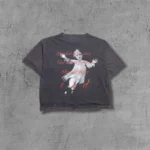 ER Distressed Loneliness Washed Black T-Shirt - Image 2