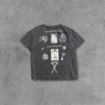ER Soso Turns From God Graphic Gray T-Shirt - Image 2